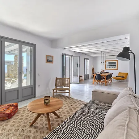 Iokasti Luxury With Private Pool & Sea Views-12 Guests Drios