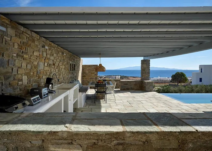 Iokasti Luxury With Private Pool & Sea Views-12 Guests Drios